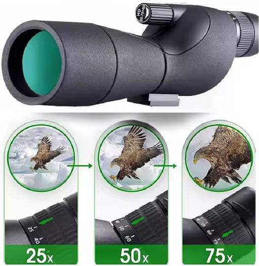 Monocular Telescope Spotting Scope 27-75x60