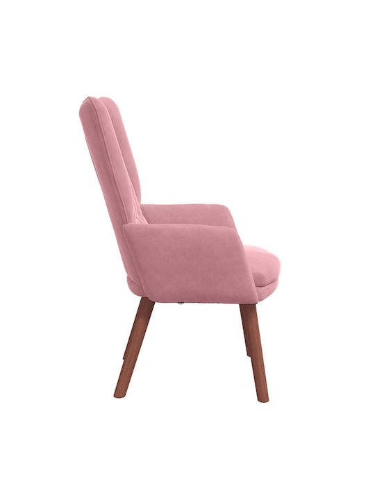 Sessel Samt Pink 63x67x94cm