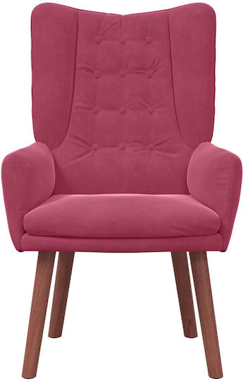 Sessel Samt Red 63x67x94cm