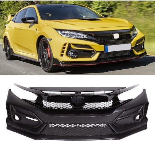 Bumper Car Front Design Compatible with Honda Civic 2016-2021