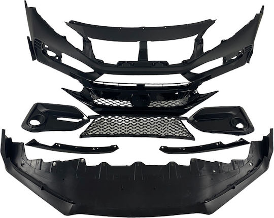 Bumper Car Front Design Compatible with Honda Civic 2016-2021