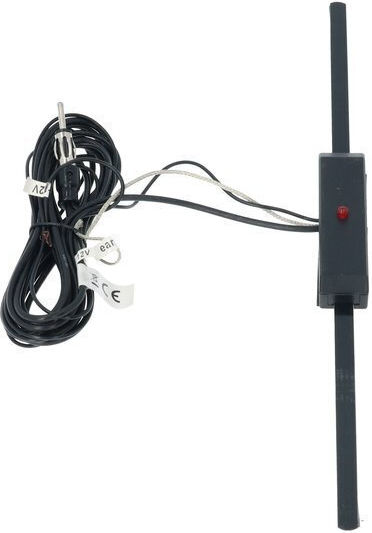 Carpoint Antenă Auto Intern Parbriz 34cm cu LED-uri în Culoare Negru
