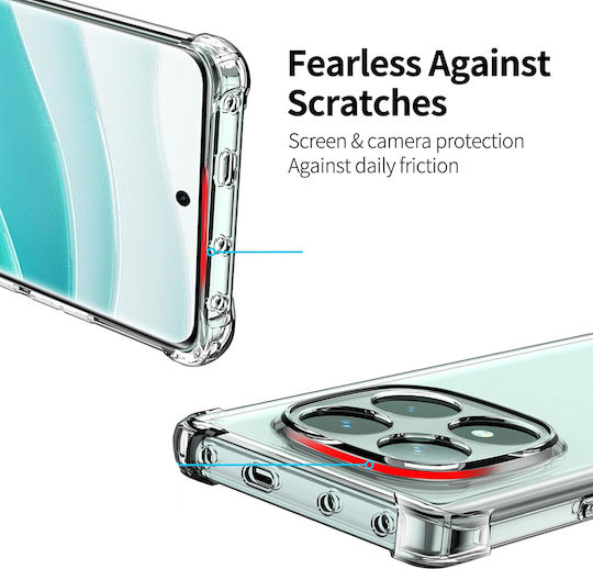 Techsuit Umschlag Rückseite Silikon Transparent (Xiaomi Poco F7 Pro - Techsuit)