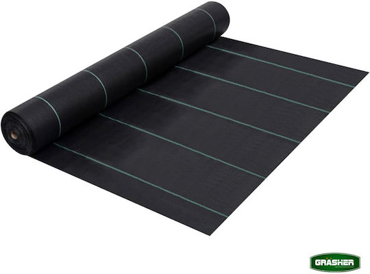 Grasher 100987 Ground Cover Fabric 95gr/m² 1x50m Black