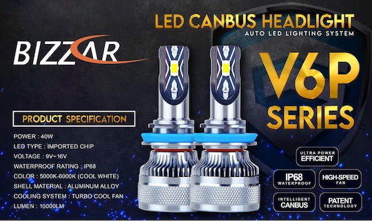 Bizzar Λάμπες H1 LED 2τμχ