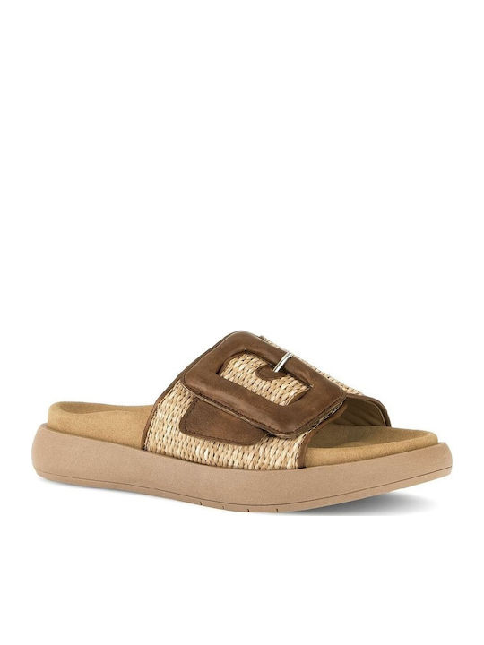 Sandale Casual Damă Din Piele Anatomici Bej