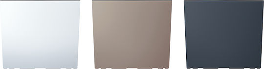 Marhome Urbi Case Кутия за саксии Пластмаса Бял 77x23.5x68.6см.