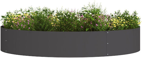 vidaXL Pot Metallic Black 30x30cm.