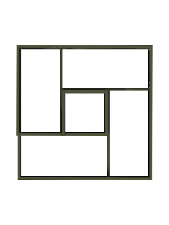 Vidaxl Γλάστρα Ελαιόχρωμου 80x80x50 Cm Πράσινο