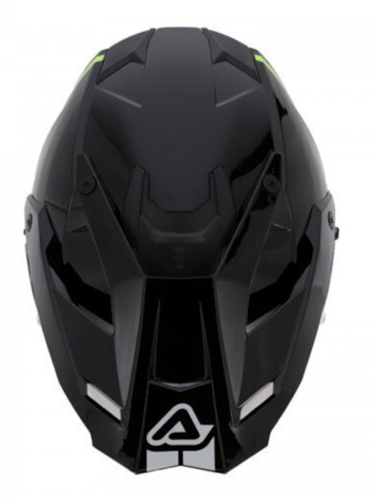 Acerbis Assault Black/Yellow Fluo Κράνος Μηχανής On-Off ECE 22.06 1650gr με Sunvisor