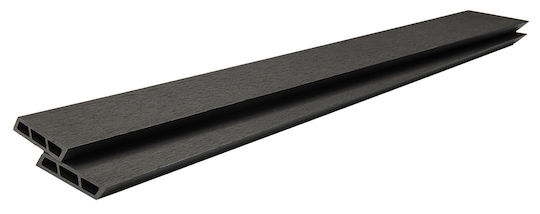 Newplan Υλικό Περίφραξης Κήπου από WPC 12x12εκ. Γκρι