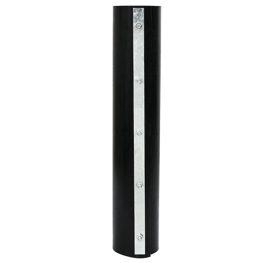 vidaXL Wurzel Barrier Connectors Rails Gartenzaunmaterial aus Kunststoff 70cm 1Stück Black