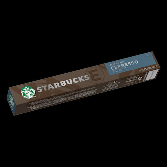 Starbucks Κάψουλες Espresso Roast Roast Συμβατές με Μηχανή Nespresso 10caps