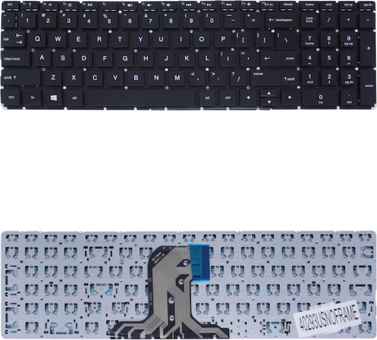 Laptop Keyboard for HP HQ-TRE 71025 HP 15-ac102 15-af 15-ay 15-ay101n 15-ba 17-y HP 250 G4 15-ay105nv 15-ay-105nv N1A92EA#B1A CND5427YWN 813974-151 Code 40293usnoframe