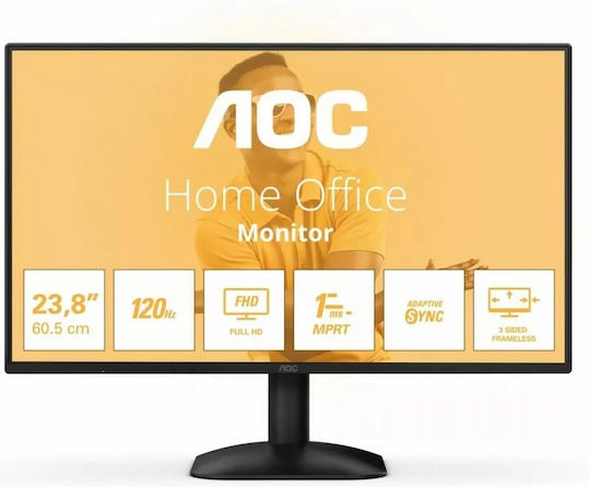 AOC 24B31H IPS Monitor 23.8" FHD 1920x1080 με Χρόνο Απόκρισης 4ms GTG