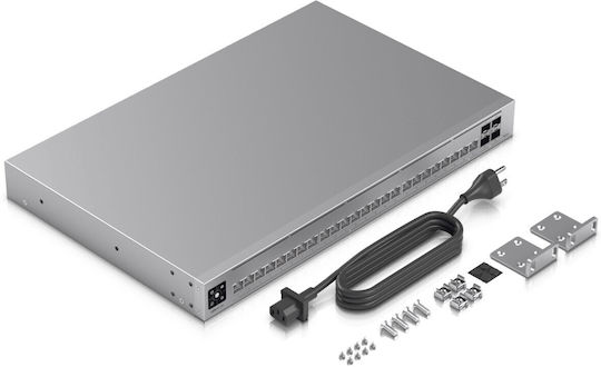 Ubiquiti UniFi Pro HD 24 Managed L3 Switch with 24 Ethernet Ports and 4 SFP Ports