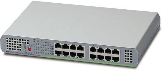 Allied Telesis AT-GS910/16 Unmanaged L2 Switch με 16 Θύρες Gigabit (1Gbps) Ethernet