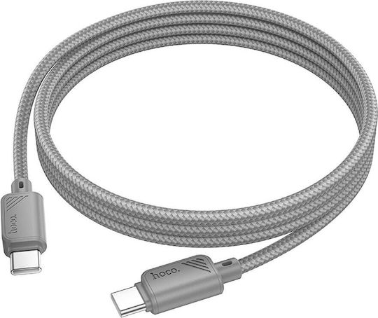 Hoco X113 USB 2.0 Cable USB-C male - USB-C 60W Gray 1m