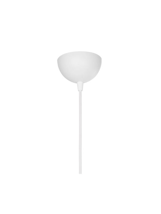 GloboStar Radiaro Hängelampe Weiß Raster mit Fassung E27 28x28x70cm.