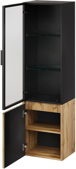 Coloană de Bucătărie Negru 40x32x140buc