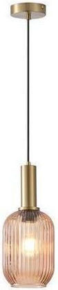 Eurolamp Топаз Висящо Тавани Осветително Тяло Кехлибарен с Цокъл E27 13x20x120см