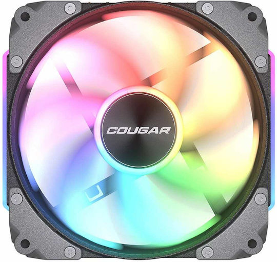 Cougar Apolar 120 Case Fan (2200rpm / 75.38cfm) με ARGB Φωτισμό και Σύνδεση 3-Pin / 4-Pin PWM