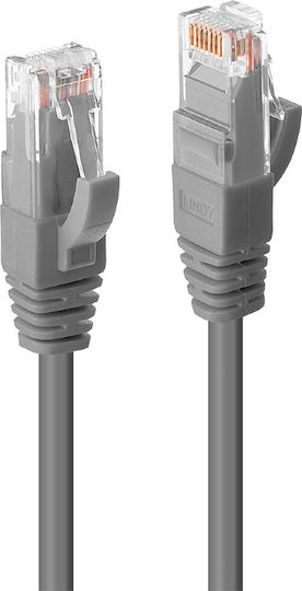 Lindy U/UTP Cat.6 Gigabit Ethernet Network Cable 7.5m Gray