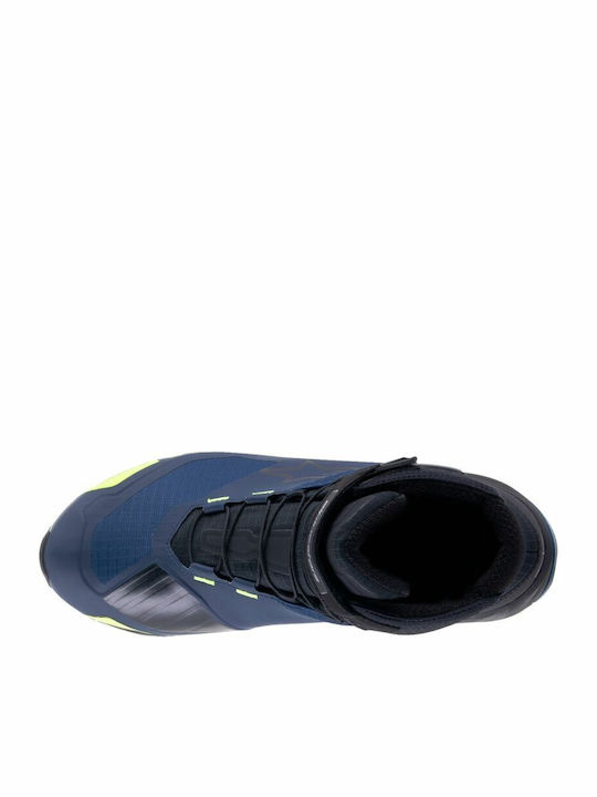 Alpinestars CR-X Ανδρικά Μποτάκια Μηχανής Drystar Αδιάβροχα Blue/Yellow
