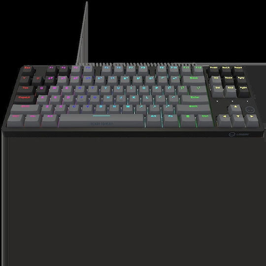 Lorgar AZAR 514 Gaming Tastatură Mecanică Tenkeyless cu Personalizat comutatoare și iluminare RGB (Engleză UK)
