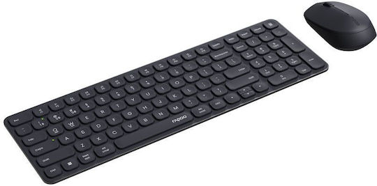 Rapoo E9310M Wireless Bluetooth Keyboard & Mouse Set Greek