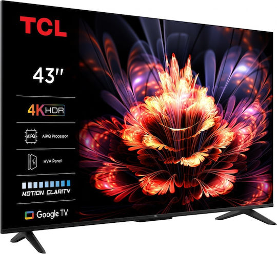 TCL Smart Television 43" 4K UHD LED 43V6C HDR (2025)