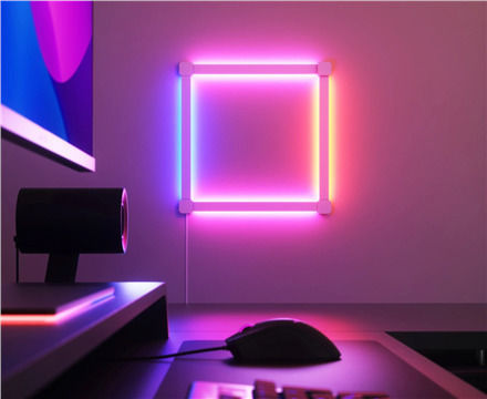 Nanoleaf Smart Διακοσμητικό Φωτιστικό LED RGB Μπάρα 4τμχ 3εκ.