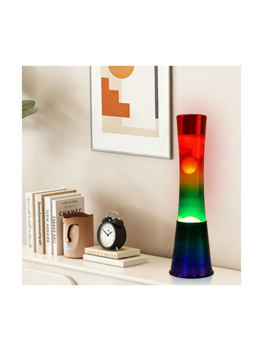 I-Total Διακοσμητικό Φωτιστικό LED Lava Lamp 40εκ.