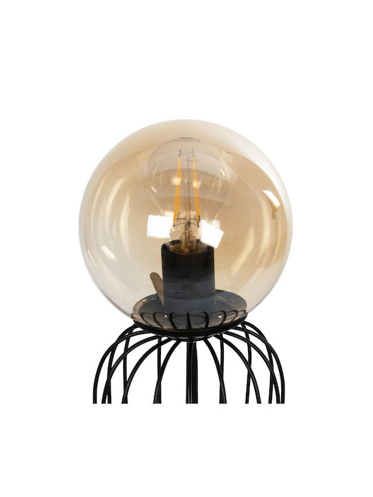 GloboStar Decorative Lamp with Socket for Bulb E27 Black