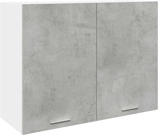 Spülbeckenschrank Grey Concrete 305x46x141.5cm
