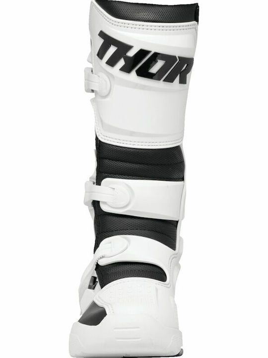 Thor Blitz Xr Cizme De Motocross Pentru Bărbați Albe