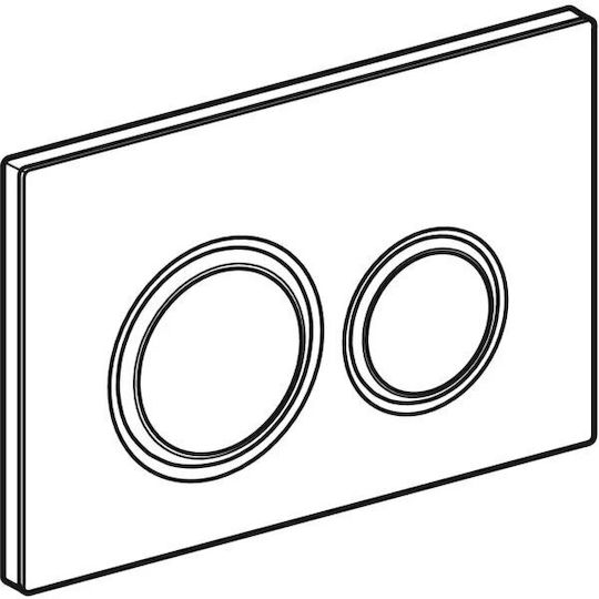 Geberit Spülplatten für Toiletten Doppelspülung