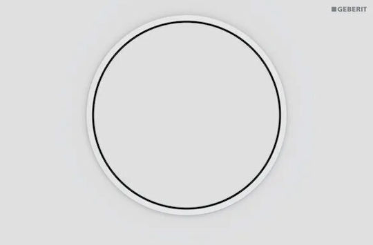 Geberit Flush Plate for Single Flush Cistern Inox