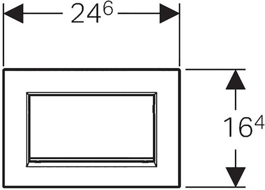 Geberit Sigma 30 Flush Plate Single Flush