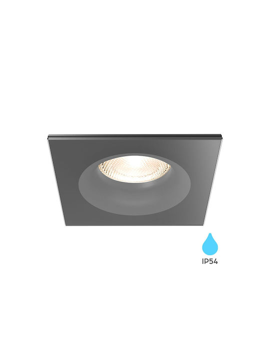 Braytron Επιτοίχιο Εξωτερικό Σποτ LED IP54 8.9x8.9x3.5εκ.