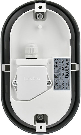 Braytron Стенни Костенурка Външни LED IP65 15W 21.5x12.5x5.9см