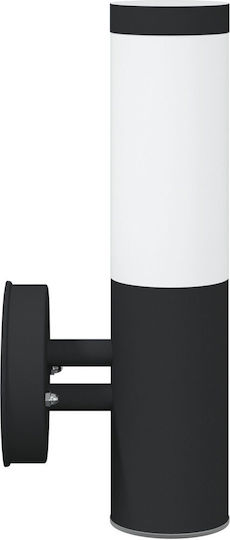 vidaXL Επιτοίχιο Εξωτερικό Φωτιστικό E27 IP44 15x7.5x33εκ.