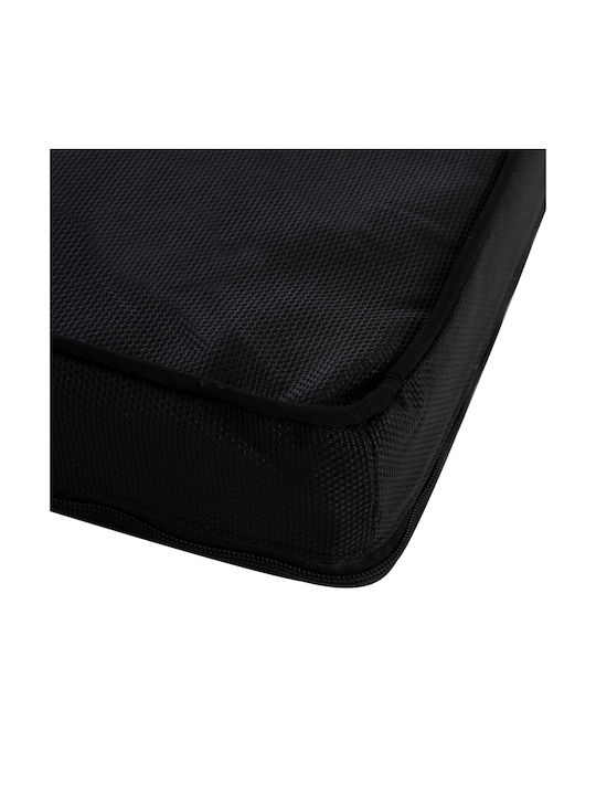 HomeMarkt Sunbed Cushion with Backrest Sifnos Black 196x78cm