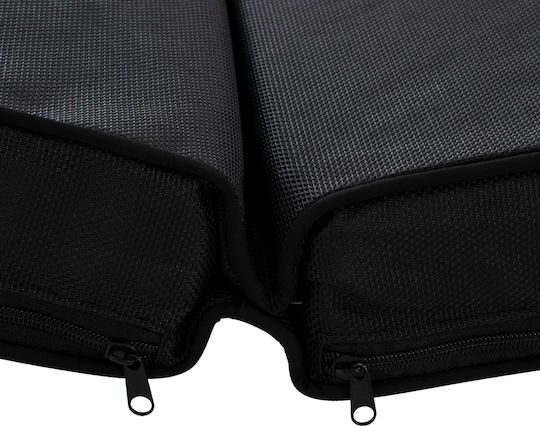 HomeMarkt Sunbed Cushion with Backrest Sifnos Black 196x78cm