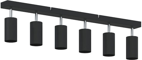 vidaXL Single Spot with Socket GU10 in Black Color
