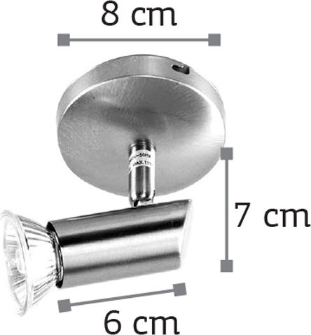 Inlight Single Spot with Socket GU10 in Silver Color Nickel Matte Inlight Single Spot with Socket GU10 in Silver Color Nickel Matte