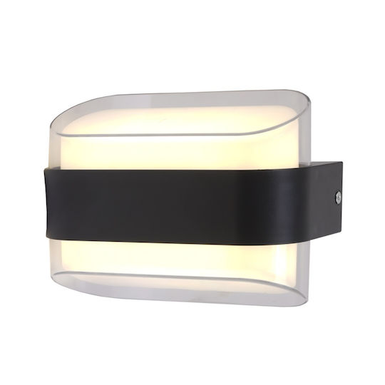 Lightex Επιτοίχιο Εξωτερικό Φωτιστικό LED 5W 15.9εκ.