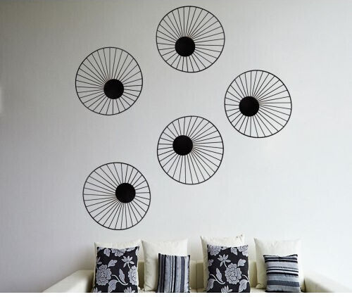Luma Modern Lamp Wall with Integrated LED and Warm White Light Black 35x28cm