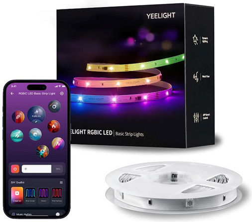 Yeelight Smart LED-Streifen Wi-Fi 220V RGBW Licht 6m