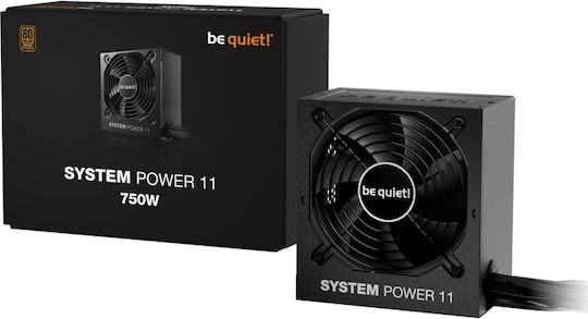 Be Quiet System Power 11 750W Μαύρο Τροφοδοτικό Υπολογιστή Full Wired 80 Plus Bronze